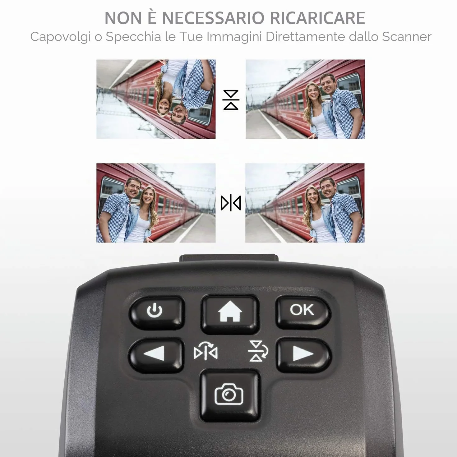 Kodak Mini Scanner Digitale Pellicole Diapositive Nero